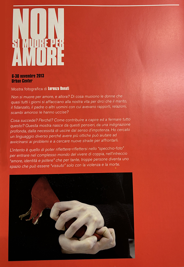 locandina non si muore per amore